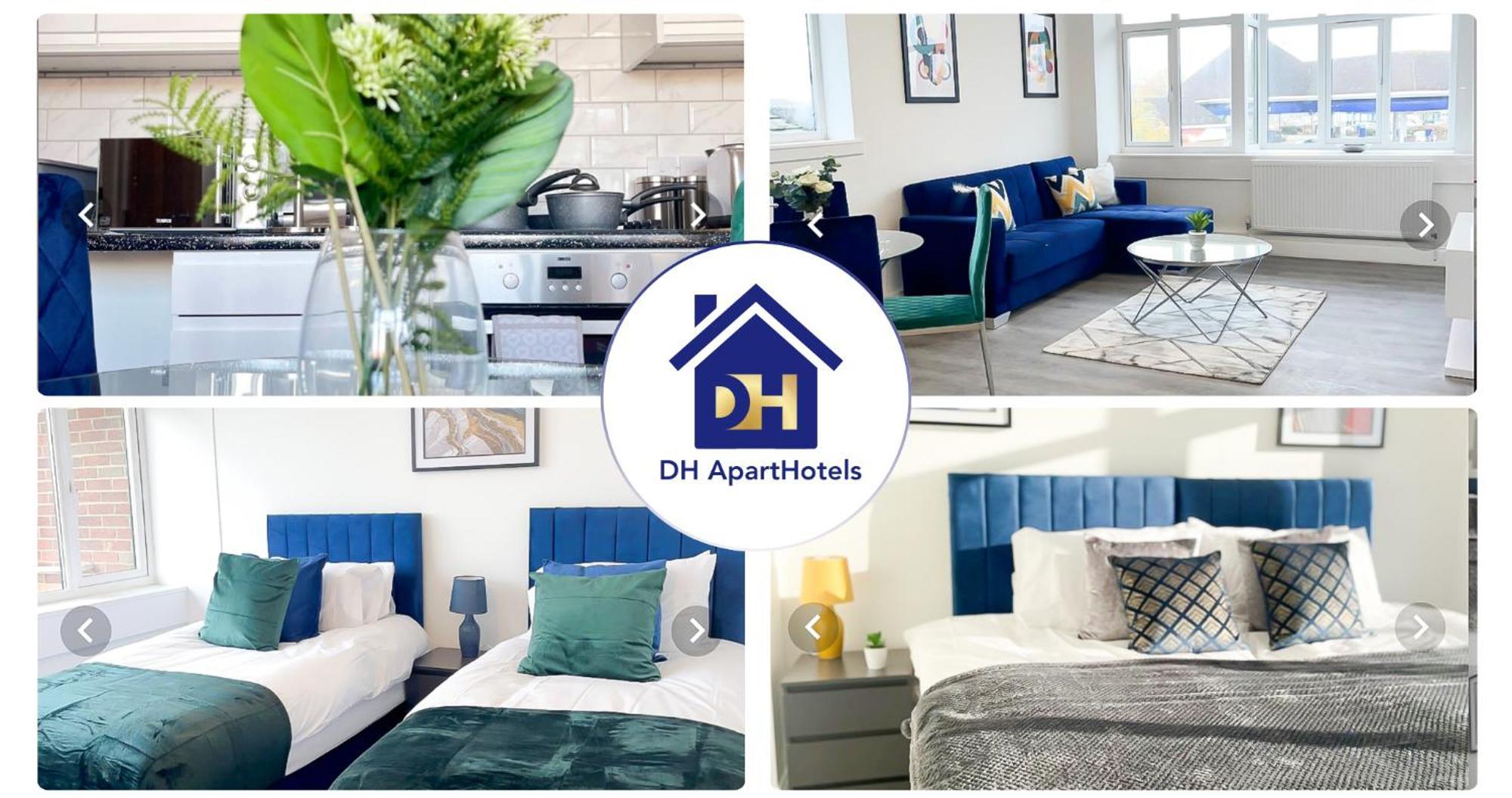 1 Bedroom Apartment - Flitwick - Contractor Friendly - Tourist Ready - Full Kitchen - Wifi - Smart Tv - Sofa Bed - Free Parking - Ideal For Short Or Long Stays Dış mekan fotoğraf